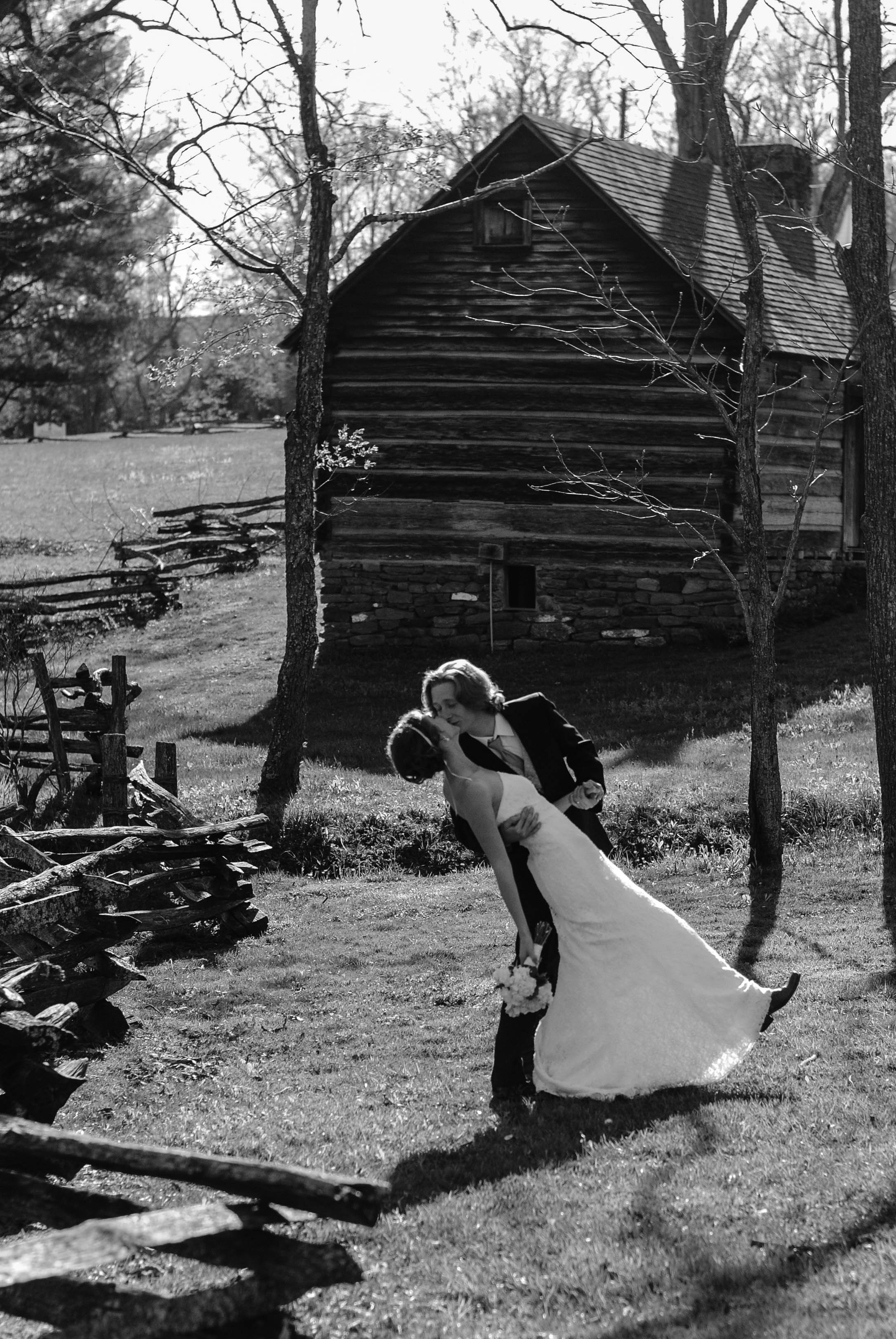 A beautiful Saturday afternoon elopement at Vance Birthplace near Asheville.